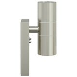 Outdoor Wall Light Silver Ip44