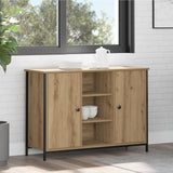 Sideboard Artisan Oak 100X35X70 Cm Engineered Wood And Steel
