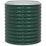 Garden Raised Bed Green 160X80X81 Cm Galvanized Steel