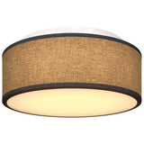 Ceiling Light - Fabric Flush Mount, 30 Cm E27