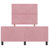 Bed Frame Pink 120X200 Cm Velvet