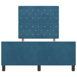 Bed Frame Dark Blue 120X200 Cm Velvet