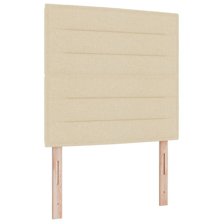 Bed Frame In Cream, 120X200 Cm, Fabric