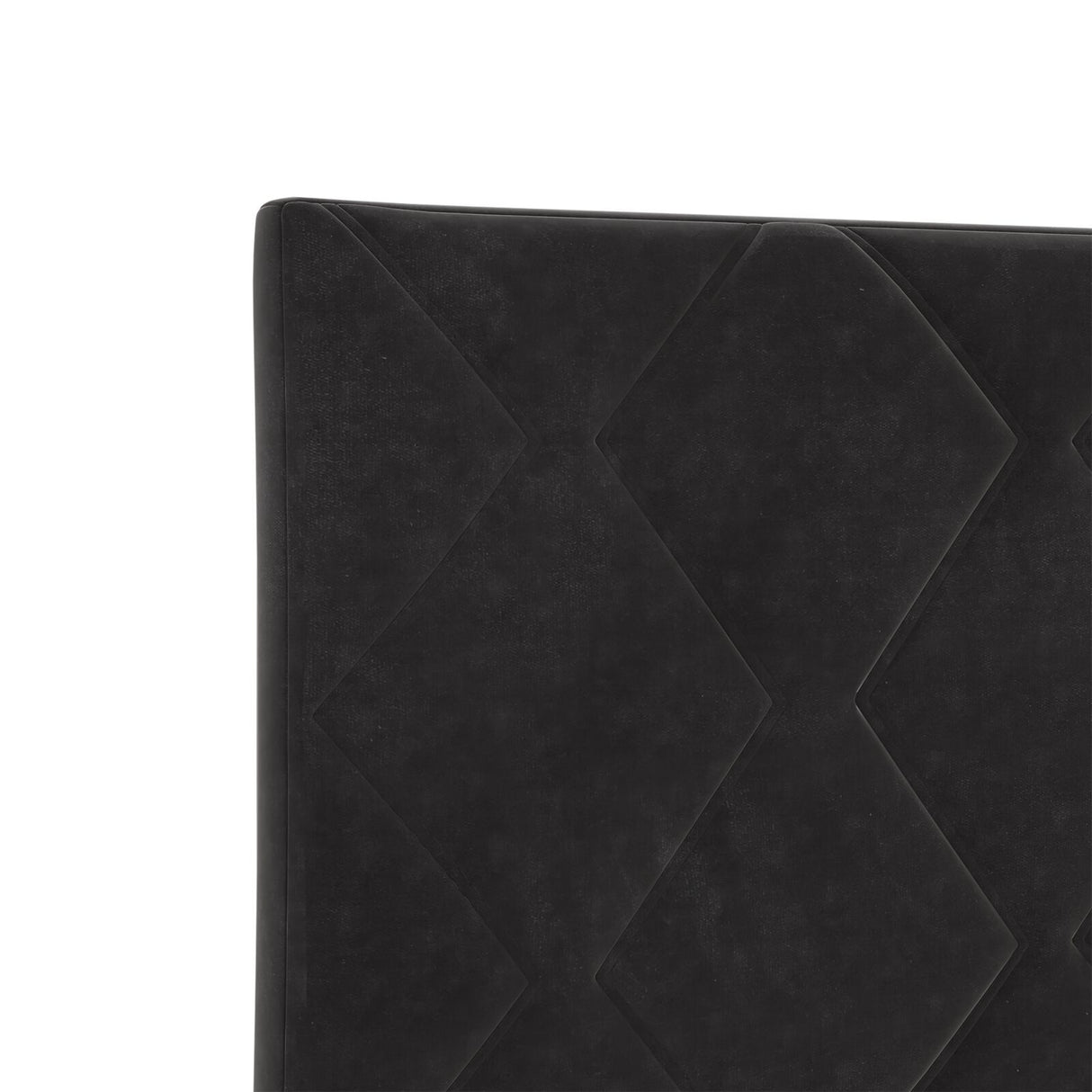 Bed Frame Black 140X200 Cm Velvet