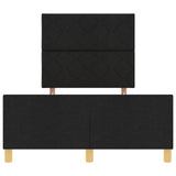 Black Fabric Bed Frame 120X200 Cm