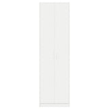 Wardrobe White 55X25X189 Cm Engineered Wood