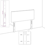 Bed Frame In Light Grey, 90X190 Cm, Made Of Fabric