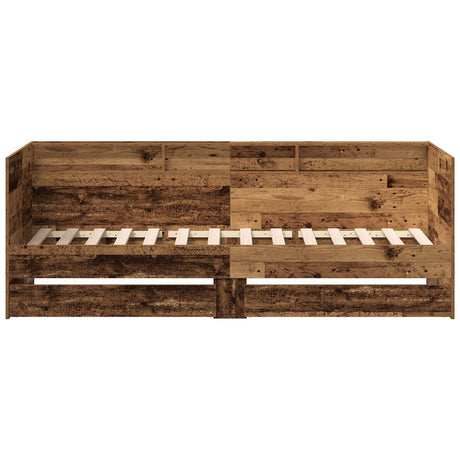 Daybed With Drawers Old Wood Engineered Wood 90 X 200 Cm Durable