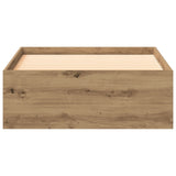 Bed Frame Artisan Oak 100X200 Cm Engineered Wood