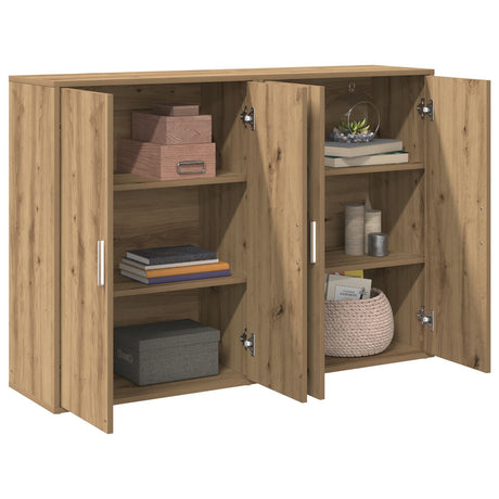 Sideboards 2 Pcs Artisan Oak 60X31X84 Cm Engineered Wood