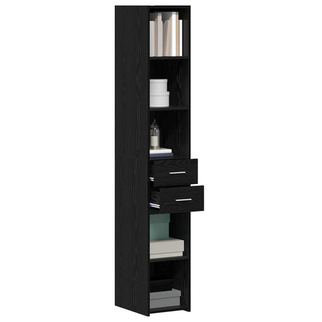 Highboard Artisan Oak 30X42,5X185 Cm Engineered Wood