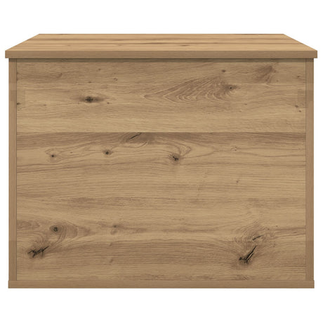 Storage Box With Lid Artisan Oak 60X42X46 Cm Engineered Wood