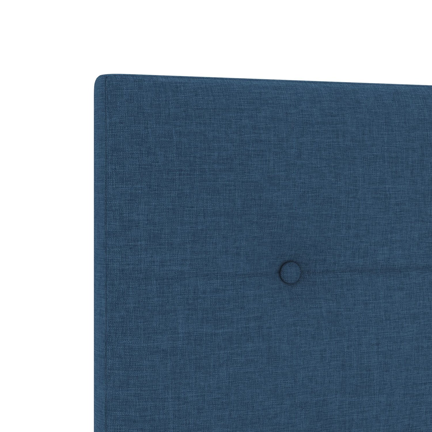 Bed Frame Blue 180X200 Cm Fabric