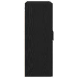 Highboard Black Oak 69,5X34X90 Cm Engineered Wood