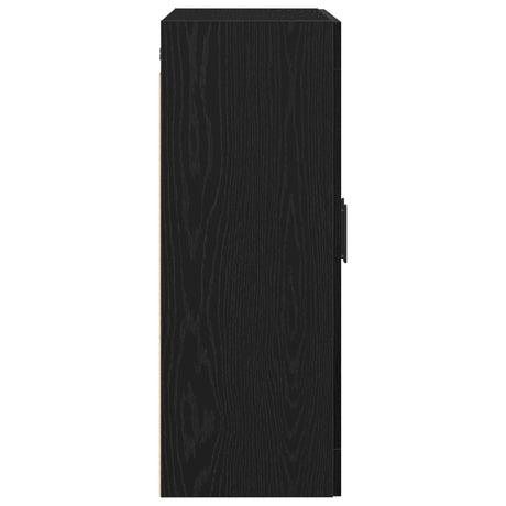 Highboard Black Oak 69,5X34X90 Cm Engineered Wood