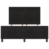 Bed Frame Black 140X200 Cm Velvet