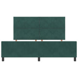Bed Frame Dark Green 180X200 Cm Velvet