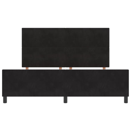 Black Velvet Bed Frame 180X200 Cm