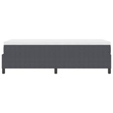 Box Spring Bed With Mattress Dark Grey 80X200 Cm Corduroy Fabric