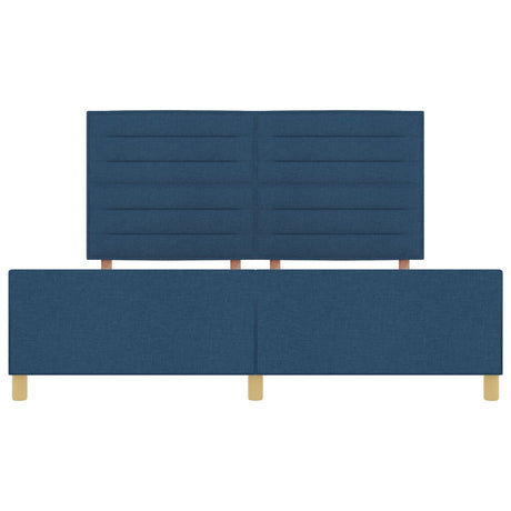 Blue Fabric Bed Frame 180X200 Cm