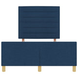 Blue Fabric Bed Frame 140X200 Cm