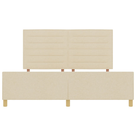 Bed Frame In Cream - 180X200 Cm Fabric