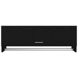Black Oak Wardrobe - 100X32.5X35 Cm, Made From Engineered Wood
