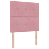 Bed Frame Pink 100X200 Cm Velvet