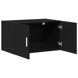 Wall Cabinet Black Oak 70X42,5X40 Cm Engineered Wood