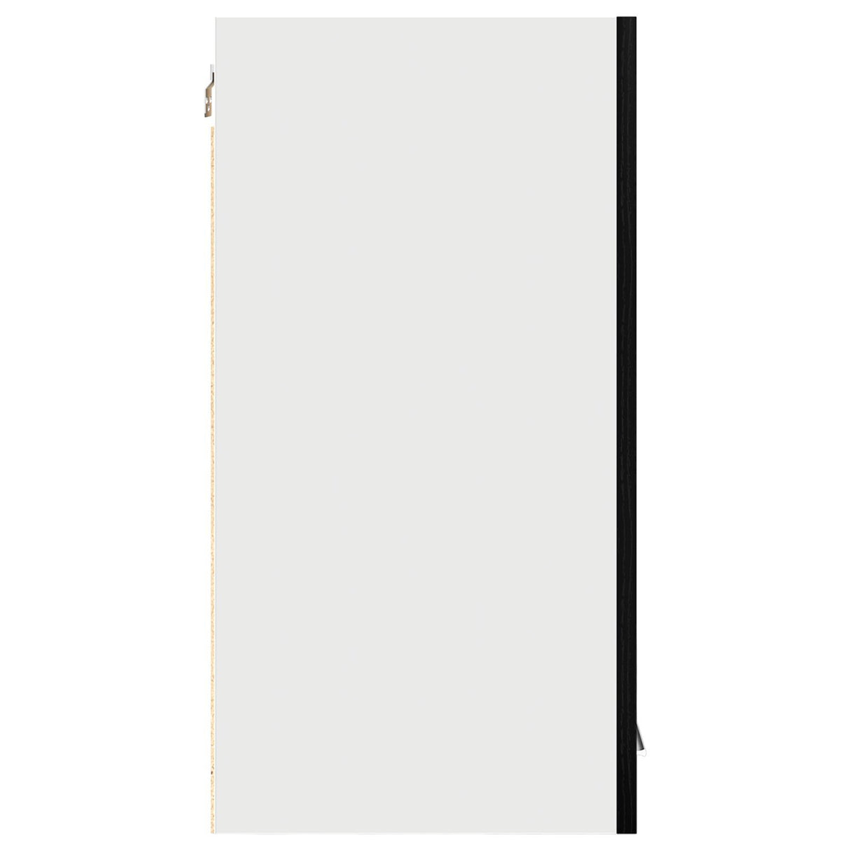 Black Oak Hanging Cabinet 60X31X60 Cm Made Of Engineered Wood