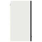 Black Oak Hanging Cabinet 60X31X60 Cm Made Of Engineered Wood