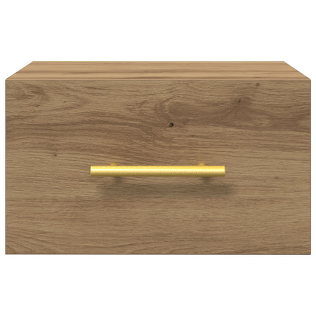 Bedside Cabinets 2 Pcs Wall-Mounted Artisan Oak 35X35X20 Cm