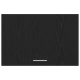 Hanging Cabinet In Black Oak - 60X31X60 Cm, Made From Engineered Wood