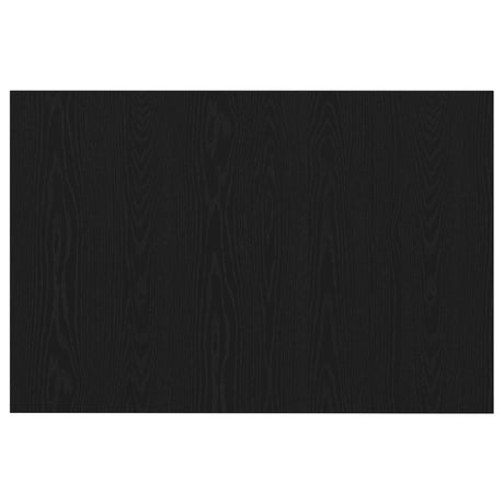 Bed Headboard Black Oak 120X1,5X80 Cm Engineered Wood