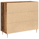 Sideboard In Old Wood, 90X34X80 Cm, Made Of Engineered Wood