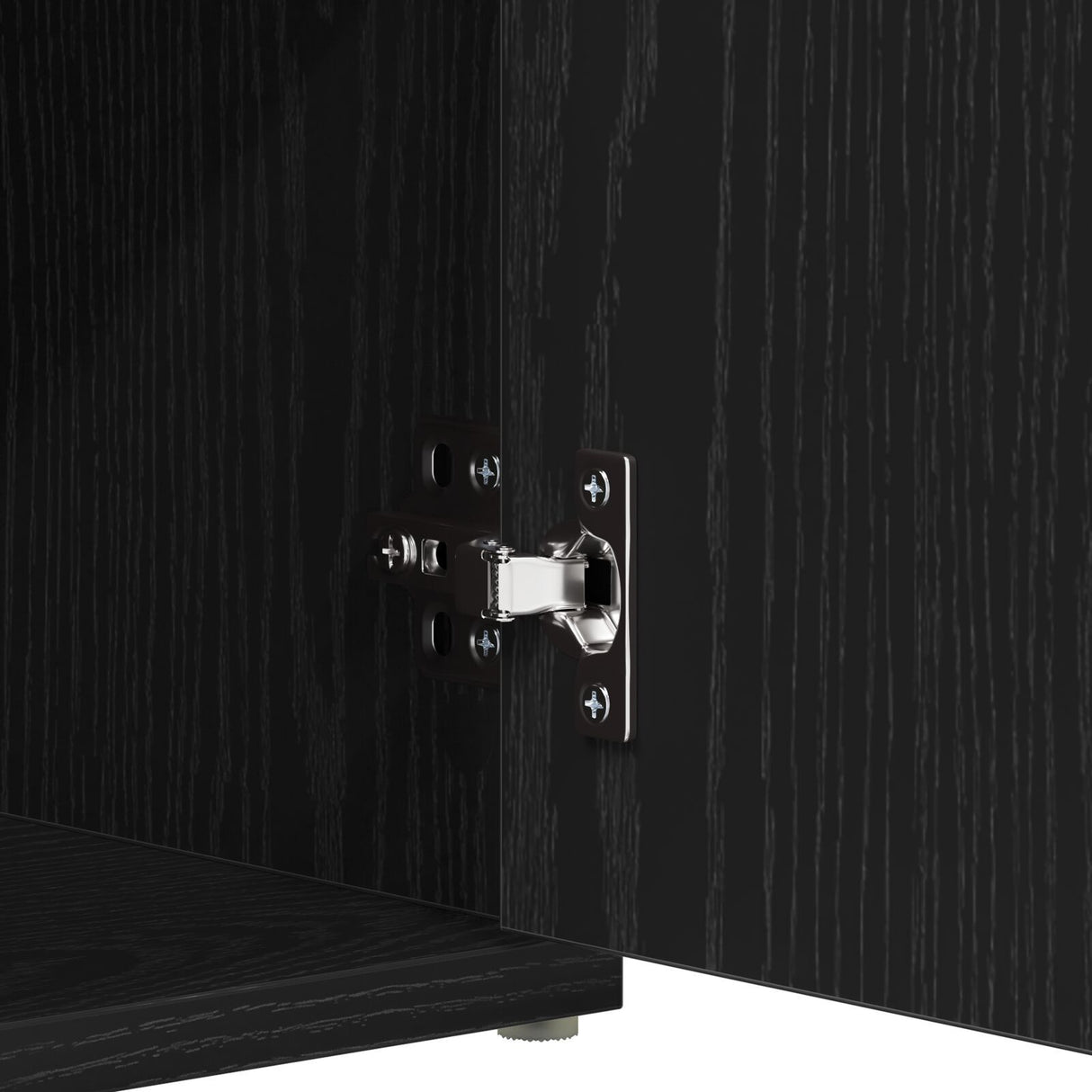 Storage Bench Black Oak 100X30X48 Cm Engineered Wood