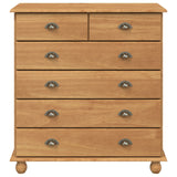 Chest Of Drawers 'Askim'91X40X95.5 Cm Solid Wood Pine