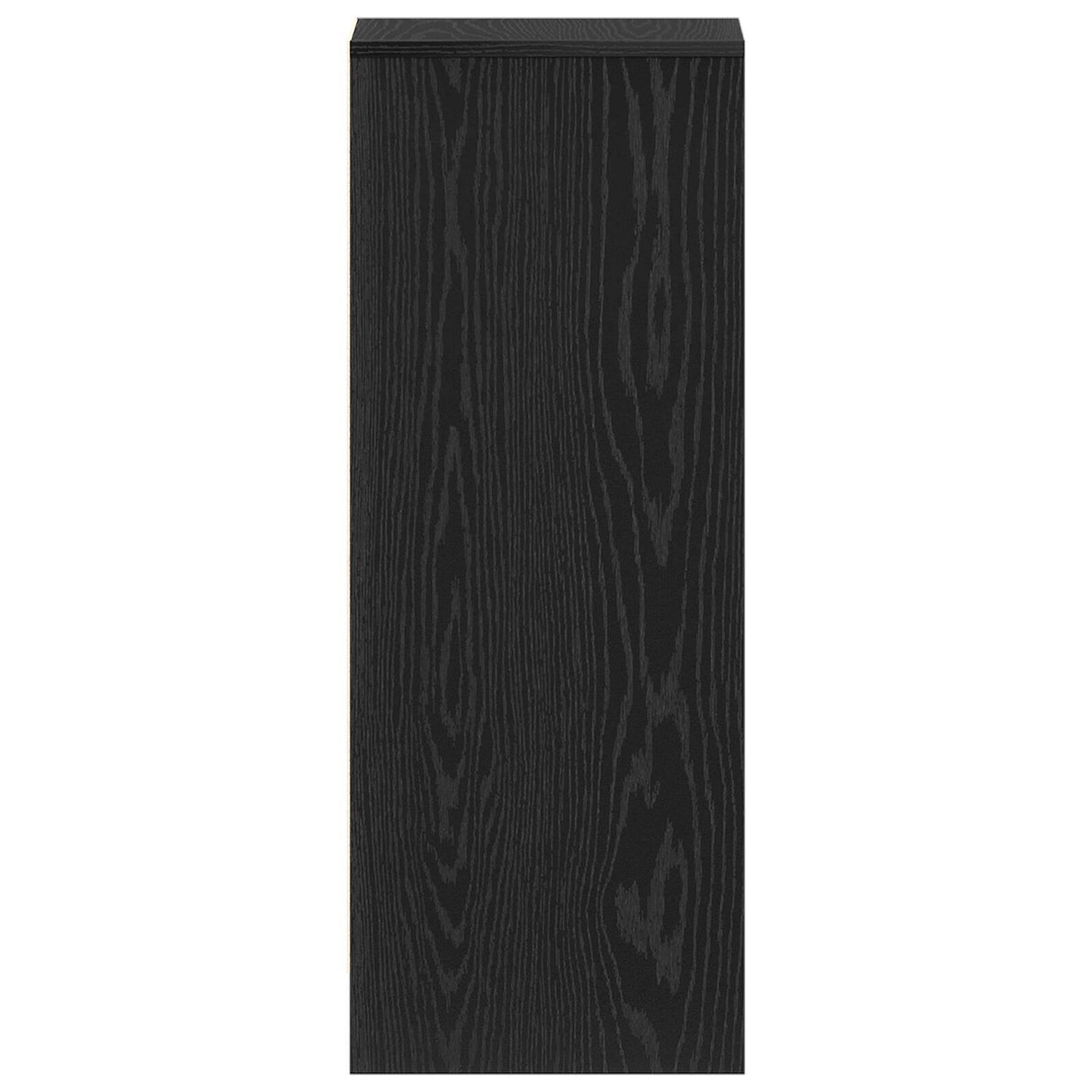 Shoe Cabinet In Black Oak - 31.5 X 35 X 90 Cm Made From Engineered Wood
