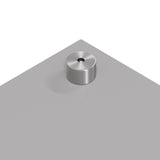 Kitchen Backsplash Light Grey 80X40X0.6 Cm Tempered Glass