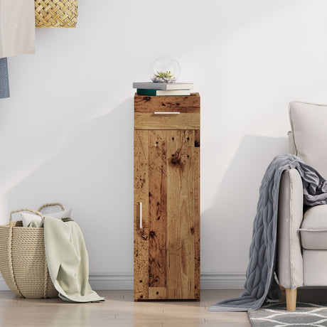 Sideboard Old Wood 30X42,5X93 Cm Engineered Wood