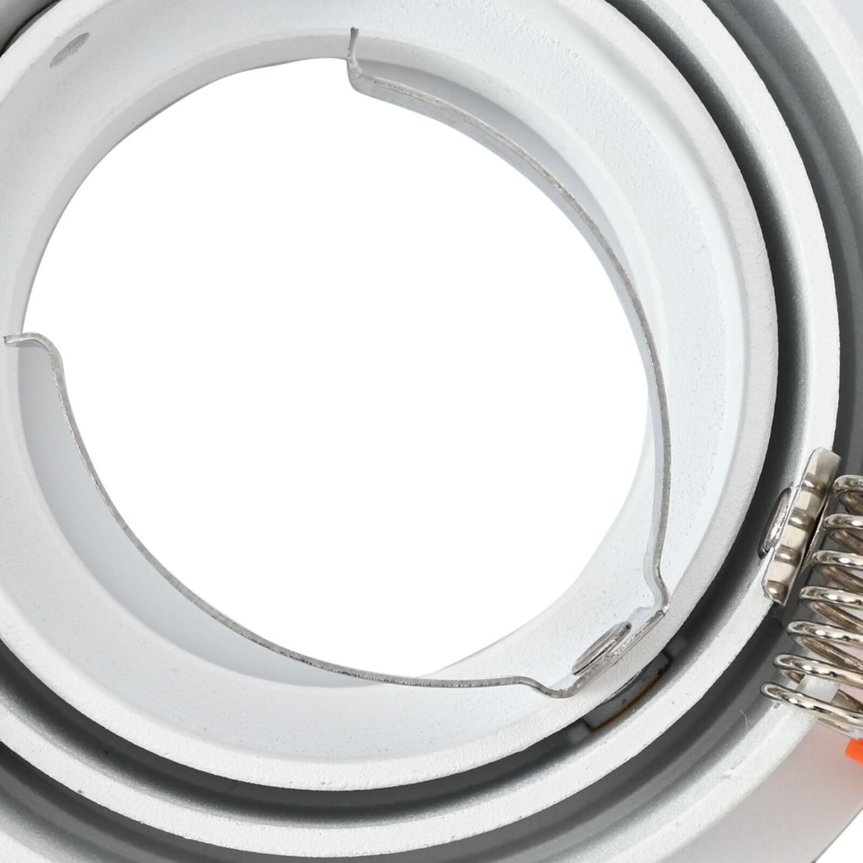 Recessed Spotlights 12 Pcs Round Gu10 White Ø91 Mm