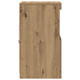 Sideboard With Led Lights Artisan Oak 41X37X67 Cm