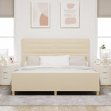 Bed Frame In Cream - 180X200 Cm Fabric
