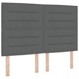 Bed Frame In Dark Grey, 160X200 Cm, Fabric