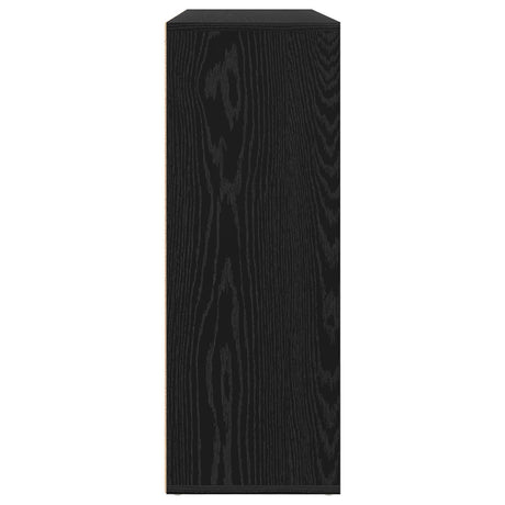 Sideboards 2 Pcs Black Oak 60X31X84 Cm Engineered Wood