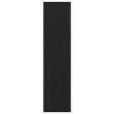 Black Oak Wardrobe - 30X50X200 Cm, Made From Engineered Wood