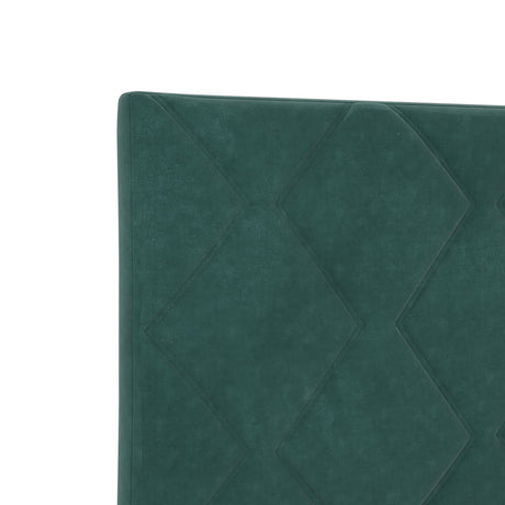 Bed Frame Dark Green 200X200 Cm Velvet