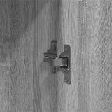 Wardrobe Grey Sonoma 55X25X189 Cm Engineered Wood