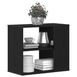 Black Oak Sideboard - 60 Cm X 30 Cm X 50 Cm - Made From Engineered Wood