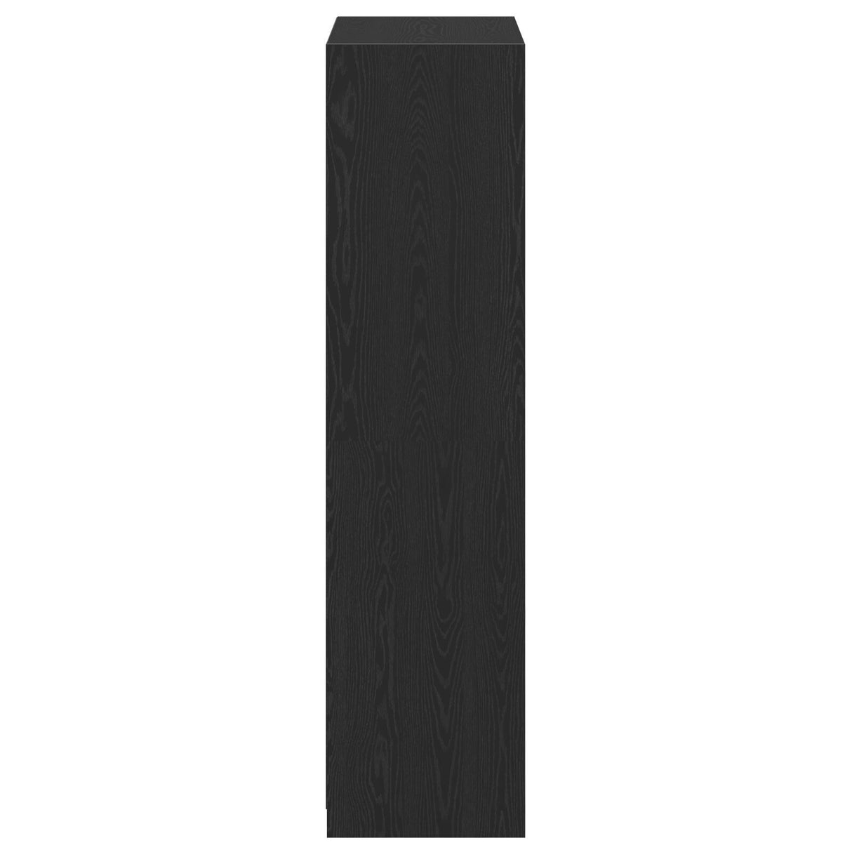 Black Oak Wardrobe - 80X50X200 Cm, Made Of Engineered Wood